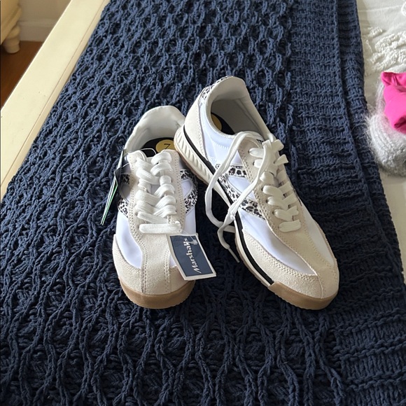 Tretorn White and Tan Athletic Shoes - Picture 1 of 2